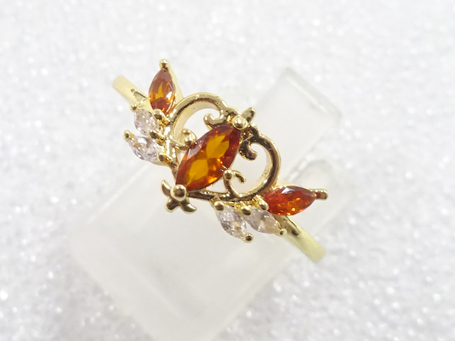 色石　指輪(18号)